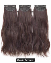 Load image into Gallery viewer, INSTOCK ★4 COLORS★ 45/55/65cm Thick 3 Separate pieces Curly Wavy Long Hair Extensions Clip On
