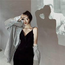Load image into Gallery viewer, INSTOCK ★BLACK★ Korean Bodycon Strap Slim Effect Dress
