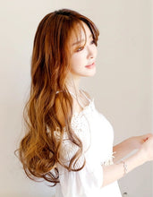 Load image into Gallery viewer, INSTOCK ★4 COLORS★ 60cm Korean Natural Big Wavy/Curly Long V-Shape Hair Extensions Clip-on
