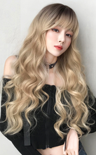 Load image into Gallery viewer, INSTOCK ★2 COLORS★ Korean 68cm Ombre Big Curls Wavy Airy Bangs Long Hair Wig [Adjustable/Breathable]
