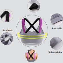 Load image into Gallery viewer, INSTOCK★PINK★ Push Up Sports Yoga Secure Padded Shockproof Bra
