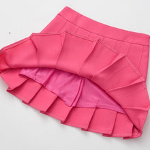 Load image into Gallery viewer, INSTOCK ≪HOT PINK≫ Korean Tennis Pleated Skirt with Safety Shorts
