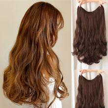 Load image into Gallery viewer, INSTOCK ★4 COLORS★ 60cm Korean Natural Big Wavy/Curly Long V-Shape Hair Extensions Clip-on
