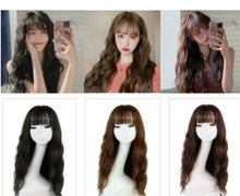 Load image into Gallery viewer, INSTOCK ★3 COLORS★ Korean Airy Bangs Popular Teddy Bear Curls Wavy Big Curly Wig [Adjustable/Breathable]
