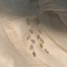 Load image into Gallery viewer, INSTOCK ★SILVER-GOLD★ Korean Crystals Bling Bling Dangling Earrings/Earcuffs [Piercing/No Piercing Types]
