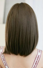 Load image into Gallery viewer, INSTOCK ★2 COLORS★ Korean Natural Airy Bangs C-Curl Straight Side Parting Shoulder Length Short Hair Wig [Adjustable/Breatheable]
