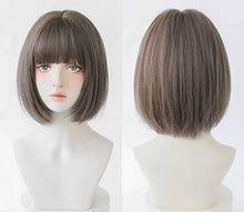 Load image into Gallery viewer, INSTOCK ★2 COLORS★ Korean Short Bob Airy Bangs C-curl Wig [Adjustable/Breathable]

