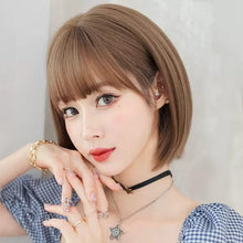 Load image into Gallery viewer, INSTOCK ★2 COLORS★ Korean Short Bob Airy Bangs C-curl Wig [Adjustable/Breathable]
