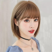 Load image into Gallery viewer, INSTOCK ★2 COLORS★ Korean Short Bob Airy Bangs C-curl Wig [Adjustable/Breathable]
