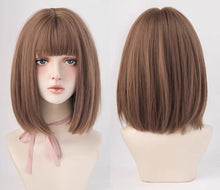Load image into Gallery viewer, INSTOCK ★3 COLORS★Korean Bob Short Airy Bangs Wig Hair [Adjustable/Breathable]
