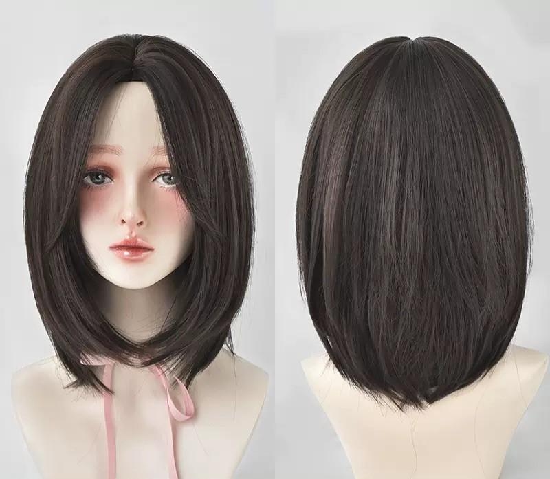 INSTOCK ★3 Colors★
Korean Straight Mid/Side parting Short Wig Hair [Breathable/Adjustable]