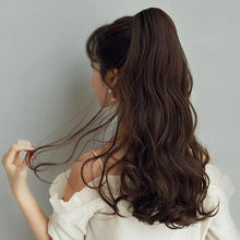 Load image into Gallery viewer, INSTOCK Korean 3 Colors Wavy/Curly Natural Long Clip On Ponytail Hair Extensions
