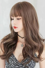Load image into Gallery viewer, INSTOCK Korean Cold Brown Curly Wavy Airy Bangs Long Hair [Adjustable/Breathable]
