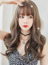 Load image into Gallery viewer, INSTOCK Korean Cold Brown Curly Wavy Airy Bangs Long Hair [Adjustable/Breathable]
