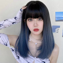 Load image into Gallery viewer, INSTOCK ★2 COLORS★ Korean Mid Length Airy Bangs Wig [Adjustable/Breathable]
