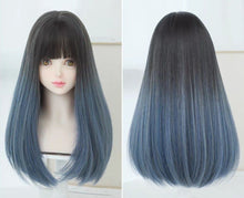 Load image into Gallery viewer, INSTOCK ★2 COLORS★ Korean Mid Length Airy Bangs Wig [Adjustable/Breathable]
