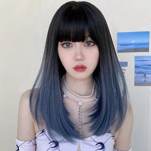 Load image into Gallery viewer, INSTOCK ★2 COLORS★ Korean Mid Length Airy Bangs Wig [Adjustable/Breathable]
