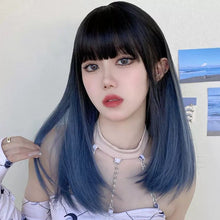 Load image into Gallery viewer, INSTOCK ★2 COLORS★ Korean Mid Length Airy Bangs Wig [Adjustable/Breathable]
