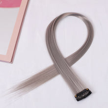 Load image into Gallery viewer, INSTOCK Korean Multi-Colors/Gradient Straight  Clip On Pastel Hair Extensions
