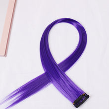 Load image into Gallery viewer, INSTOCK Korean Multi-Colors/Gradient Straight  Clip On Pastel Hair Extensions
