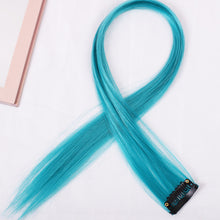 Load image into Gallery viewer, INSTOCK Korean Multi-Colors/Gradient Straight  Clip On Pastel Hair Extensions
